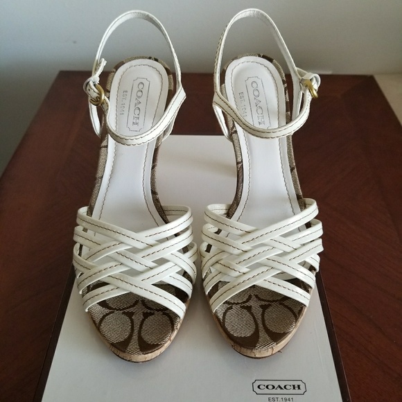 Coach Heel Sandals w/ box - Picture 4 of 8